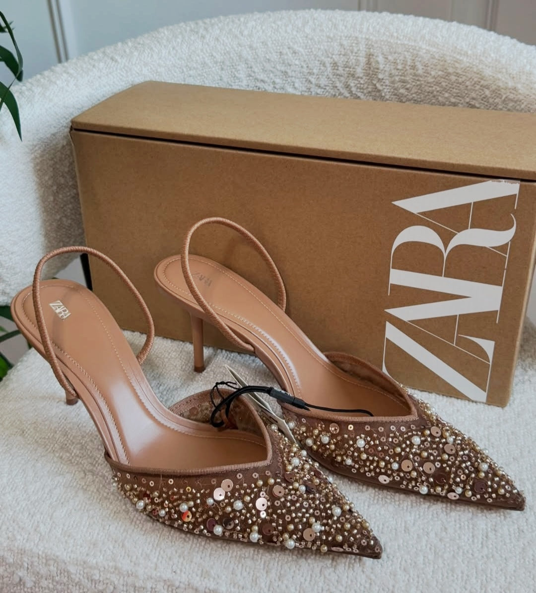 ZARA new beige Heels✨