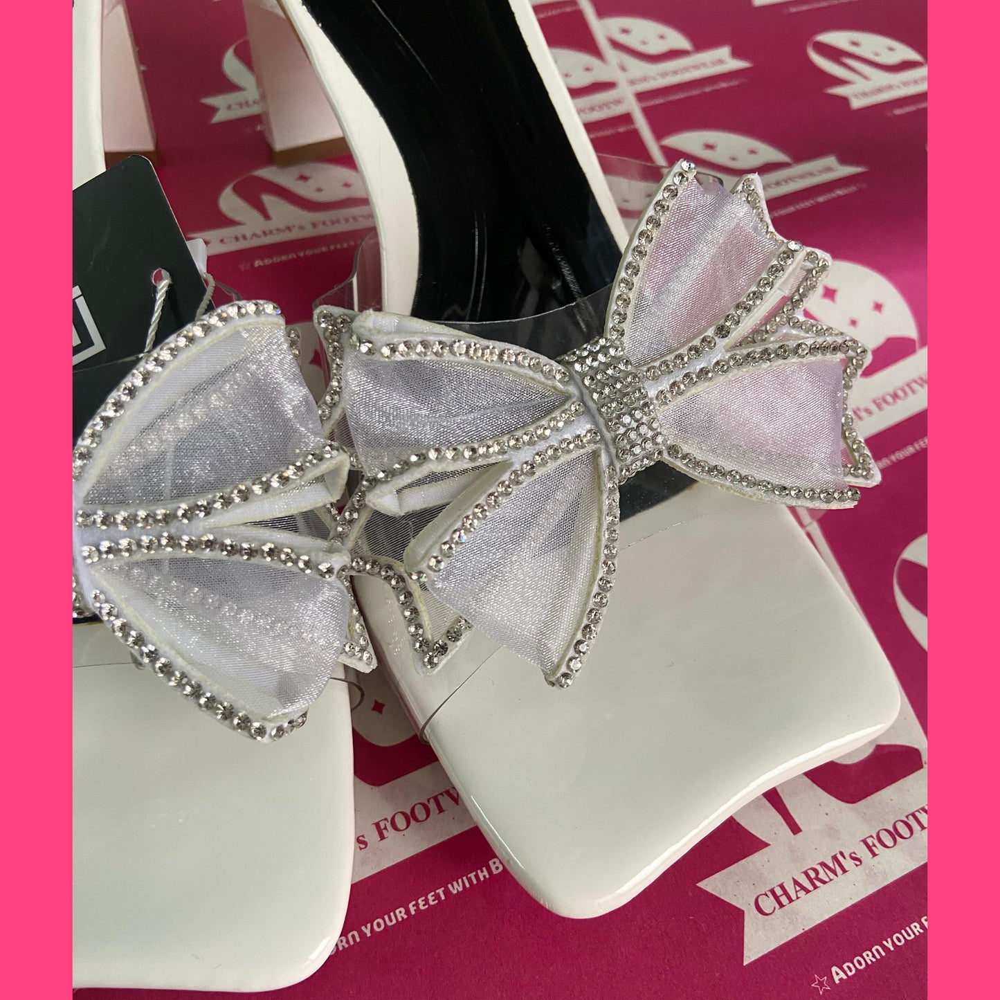 MS branded heels