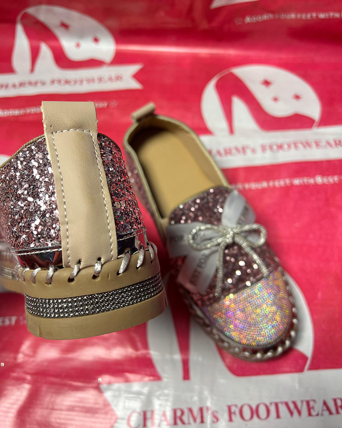 Blingy Shimmer Shoes✨