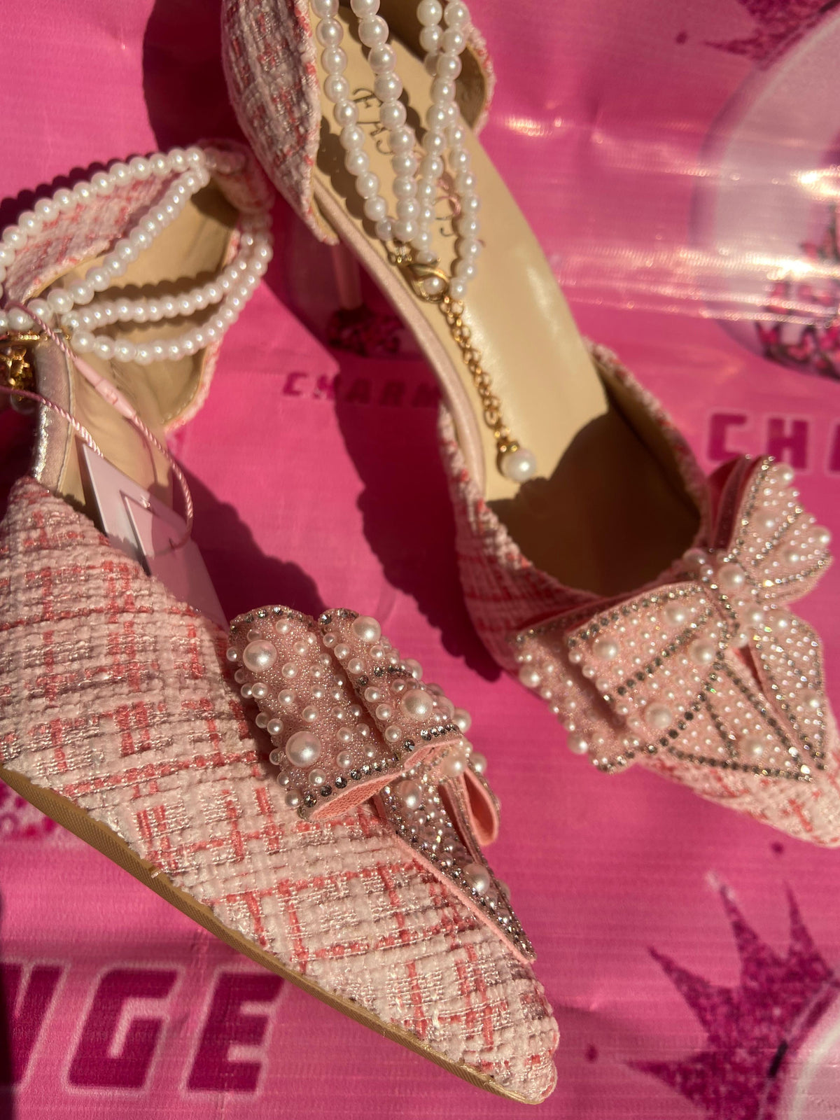 Cinderella Pink Now Heels