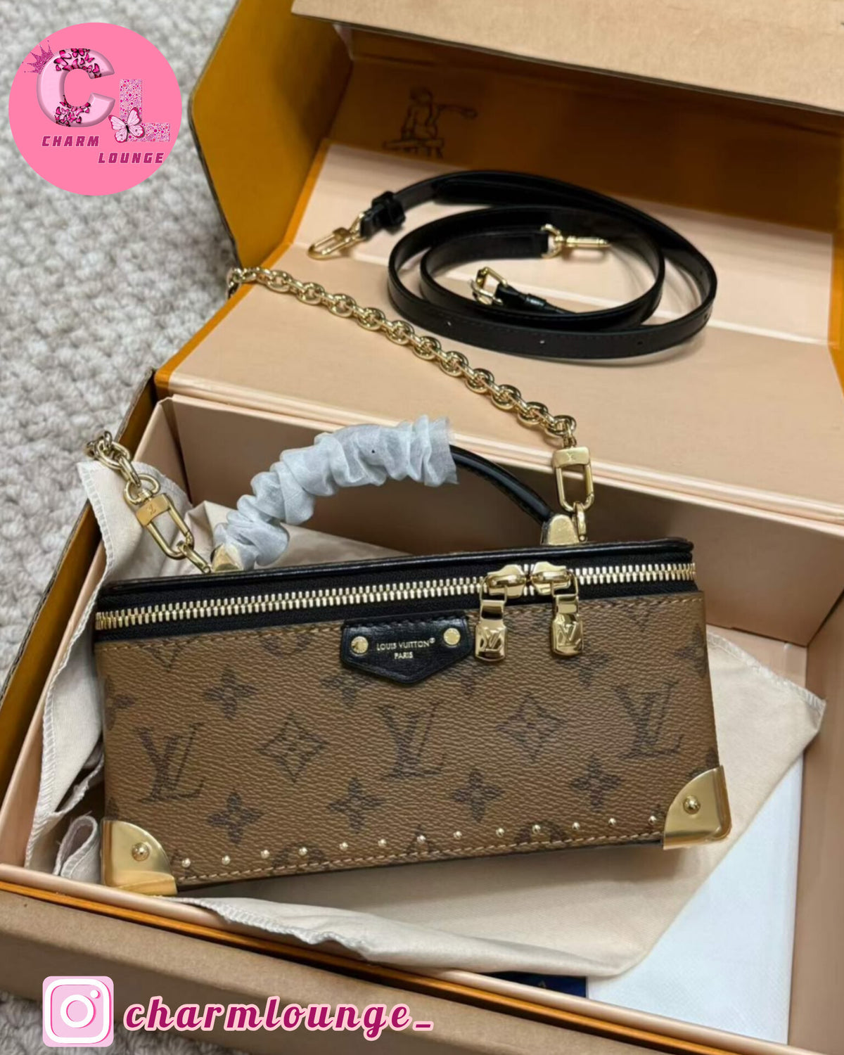 LV Vanity Pouch Trunk Signature Bag