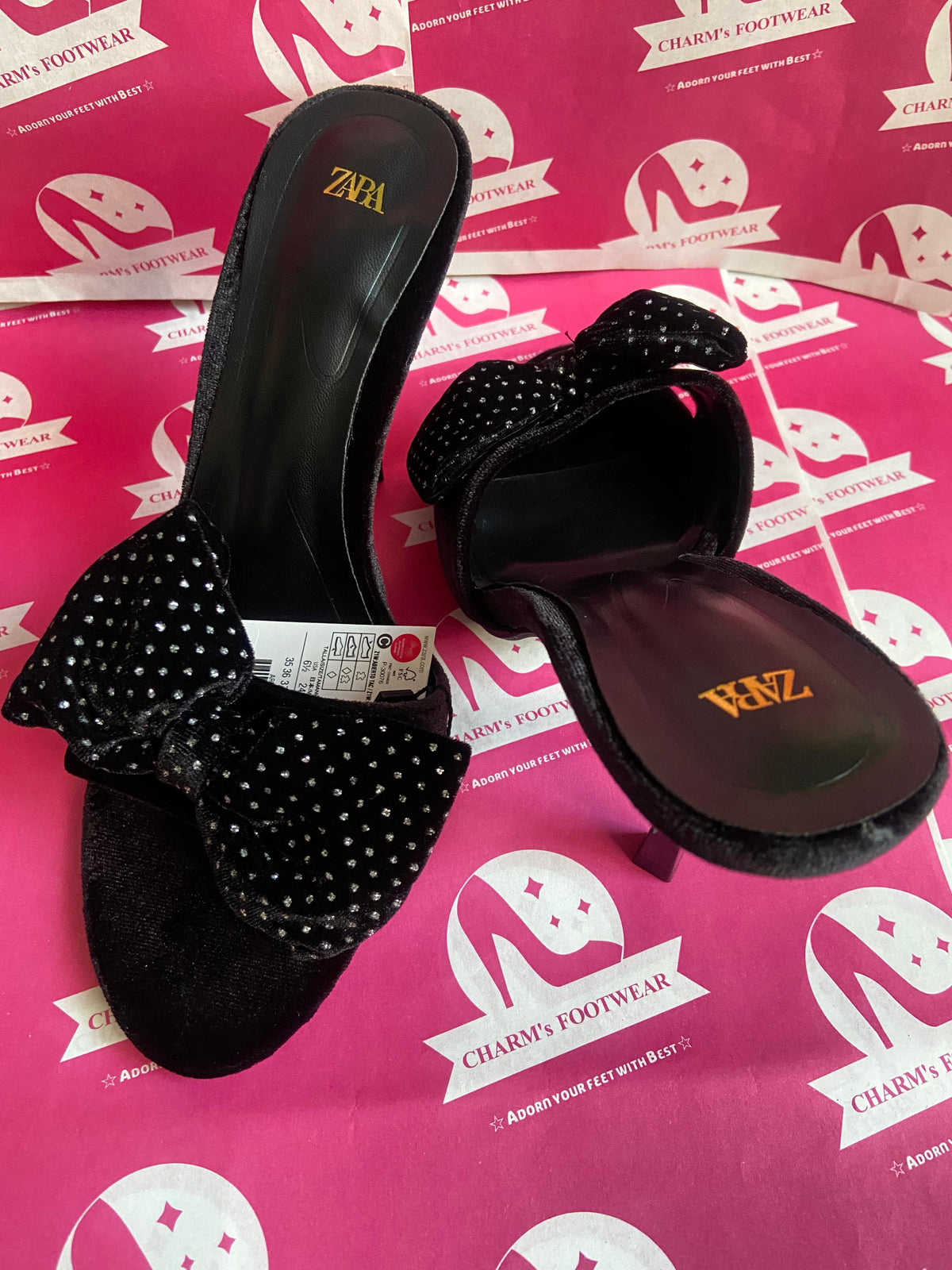 ZARA black heels