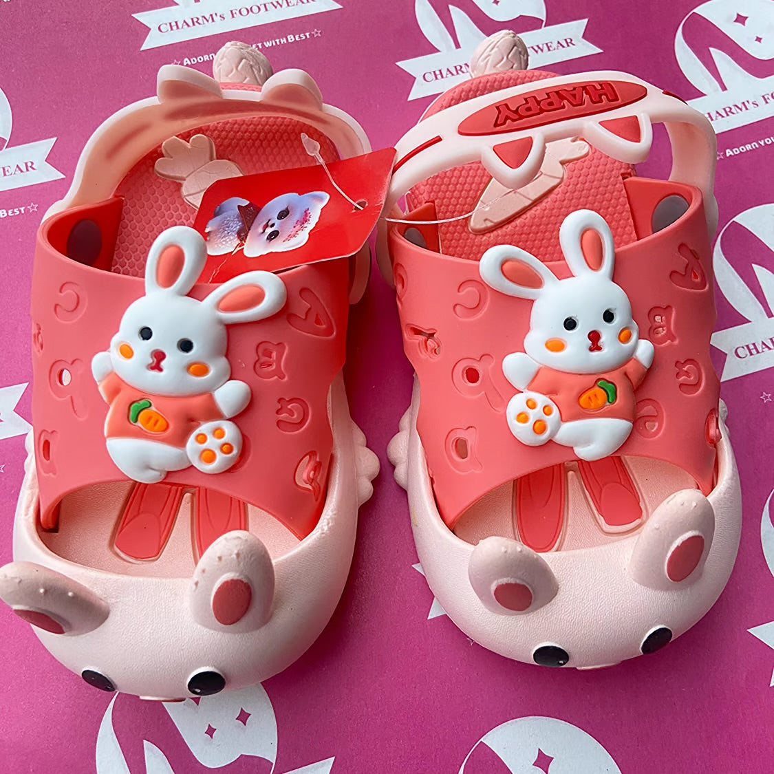 Orange kids crocks