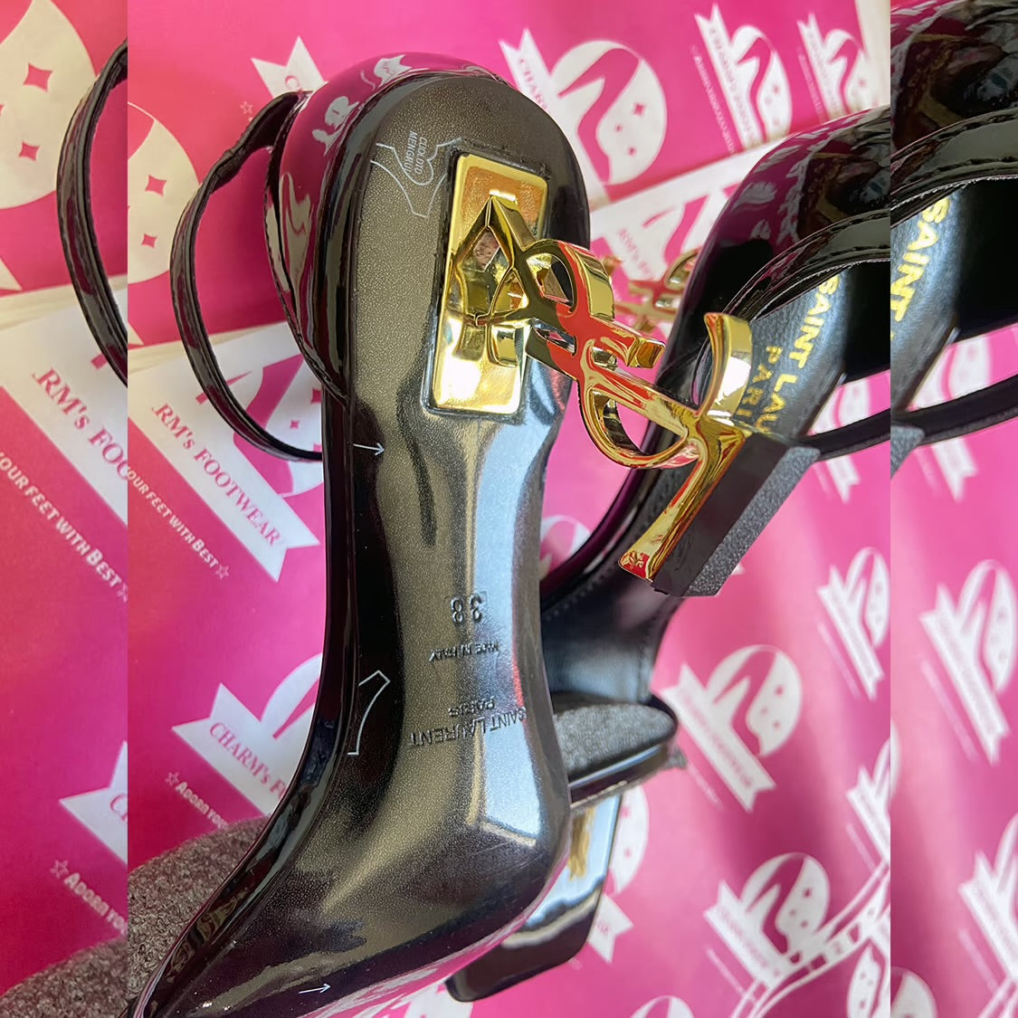 Black Luxury Heels (instock)