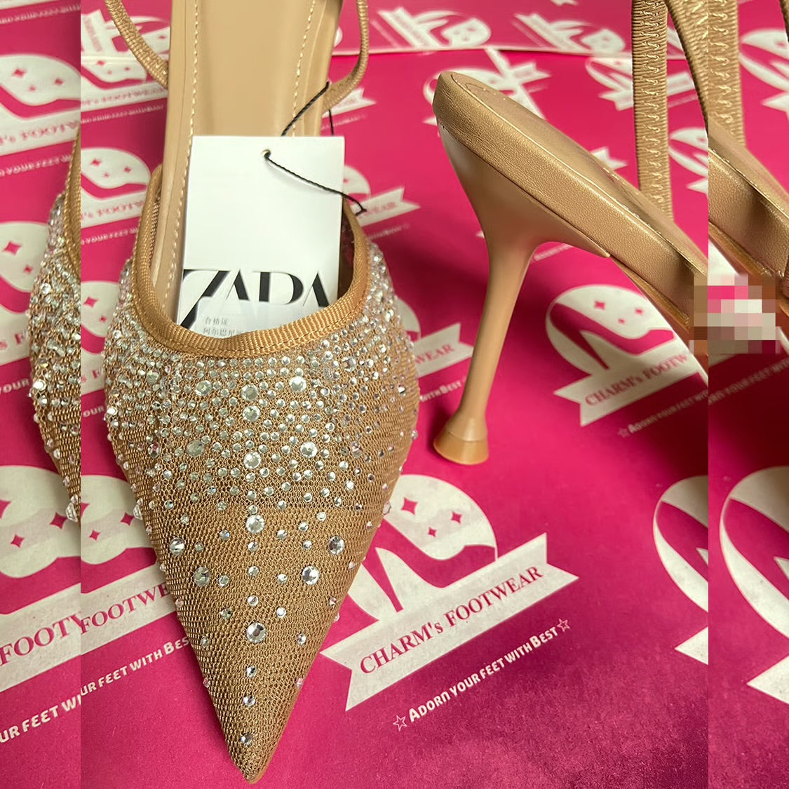ZARA beige heels (pre order)