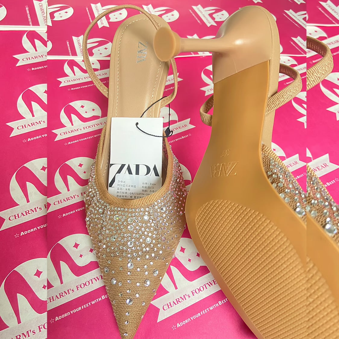 ZARA beige heels (pre order)