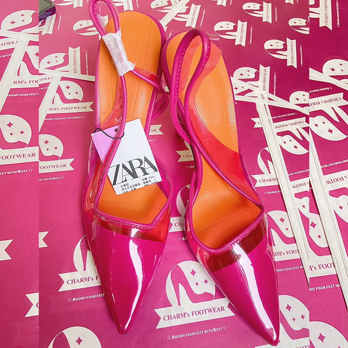 Pink Orange Zara beauty (PreOrder)