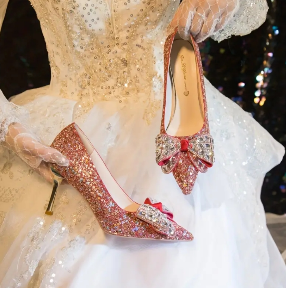 Luxury Red bow heels ( PreOrder )