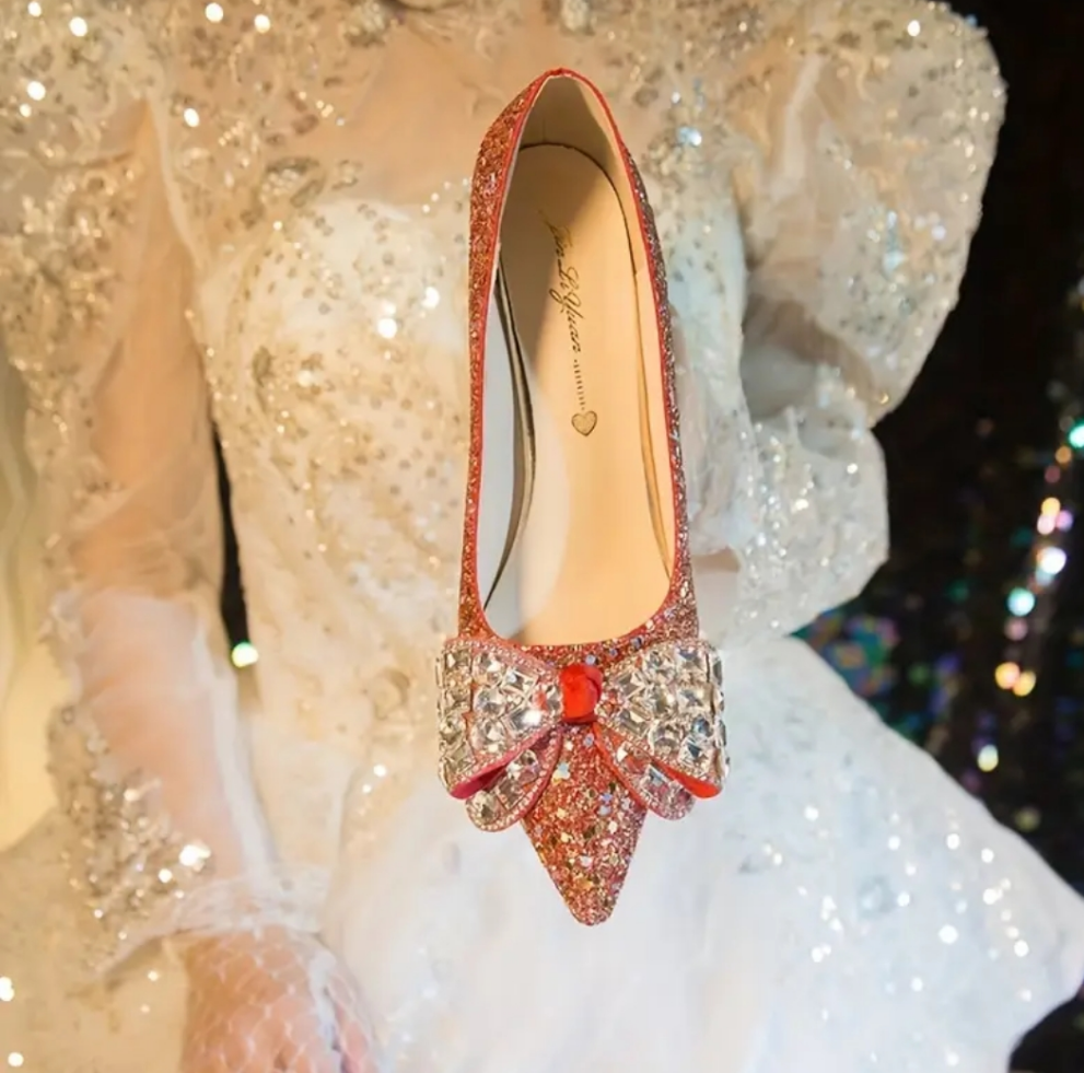 Luxury Red bow heels ( PreOrder )