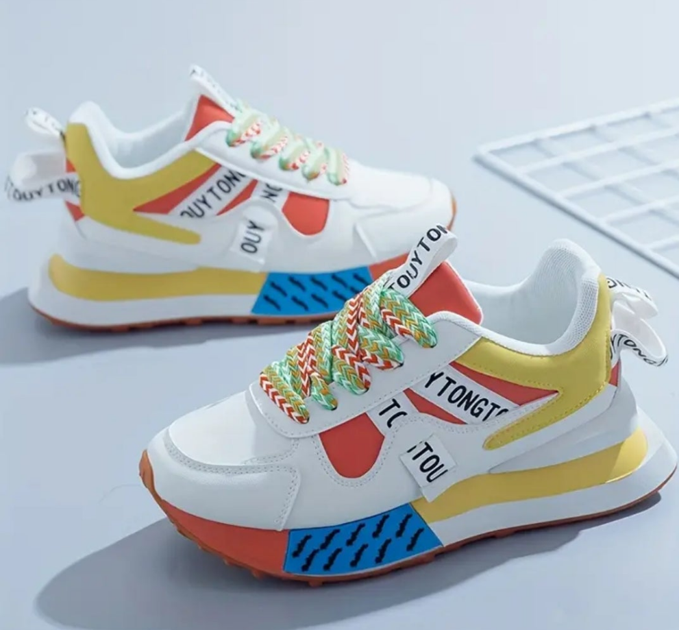 Korean HighQuality Rainbow Sneakers