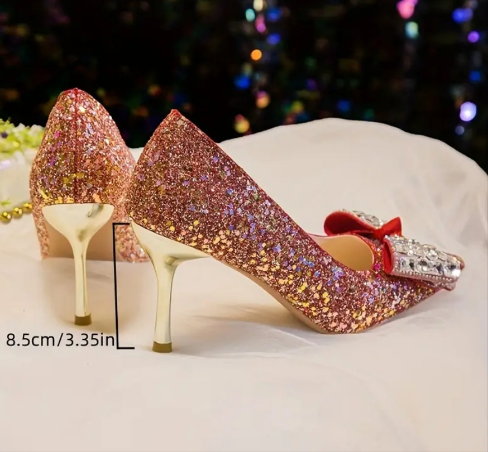 Luxury Red bow heels ( PreOrder )