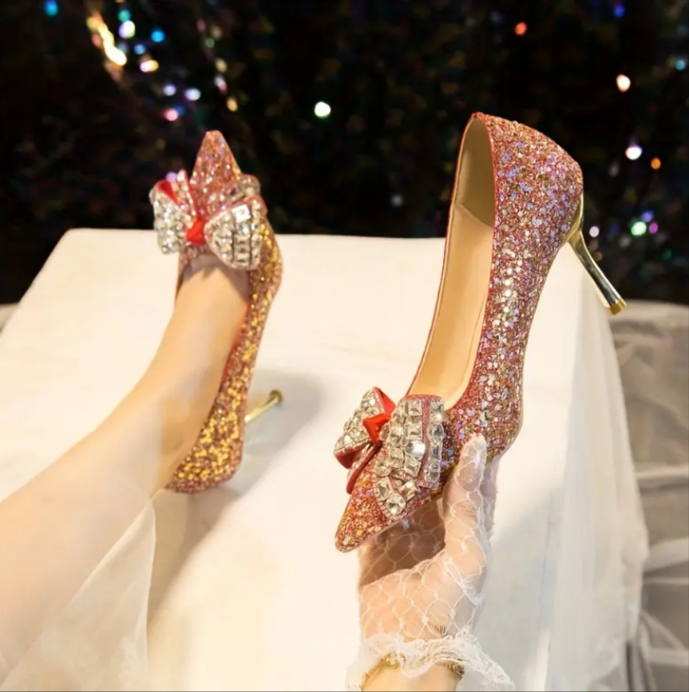 Luxury Red bow heels ( PreOrder )