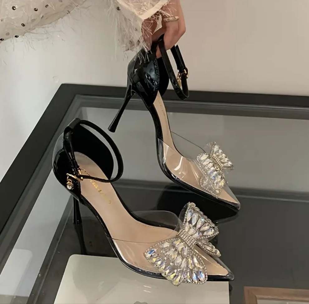 Korean bow heels