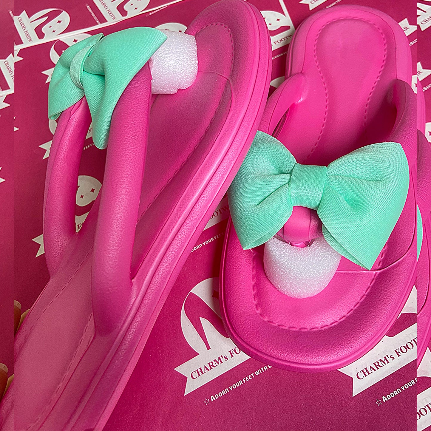 Bow Softies in Pink