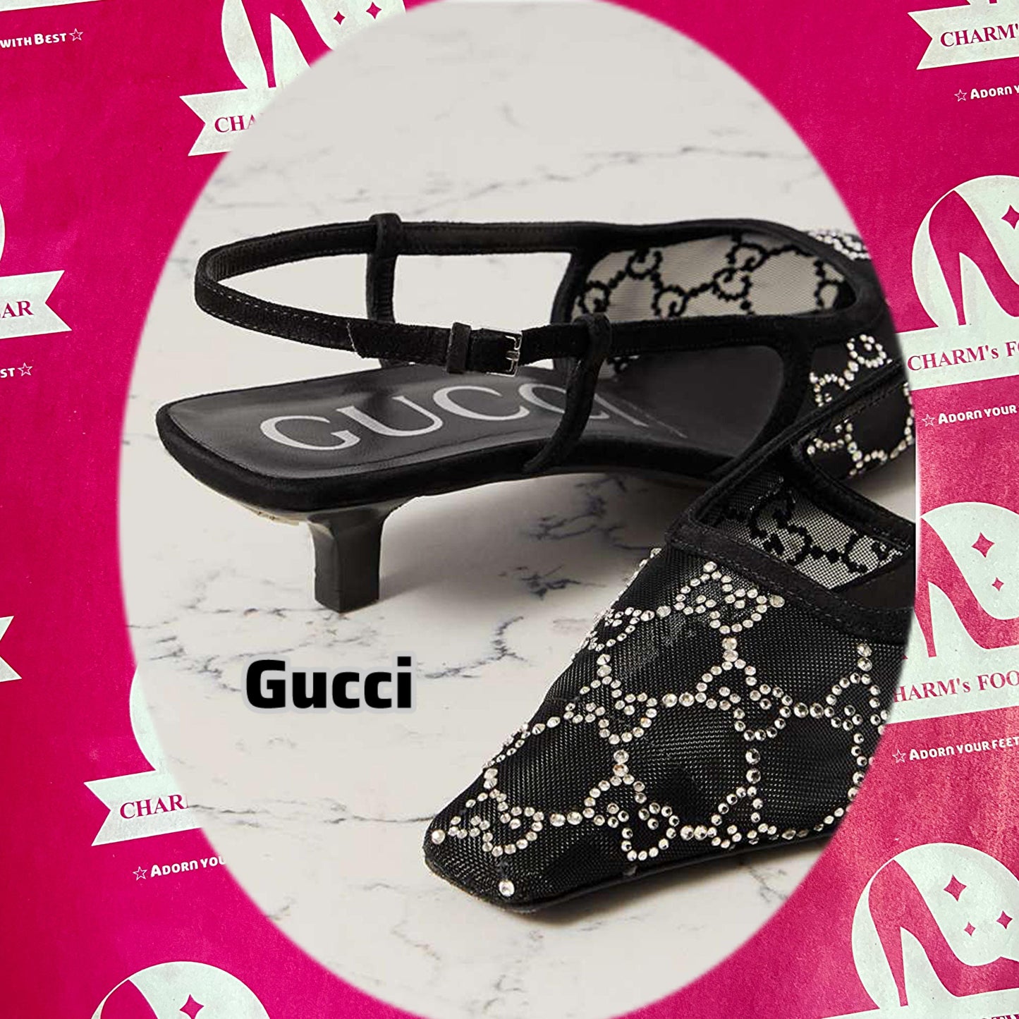 GUCCI Branded Heels ( PreOrder )