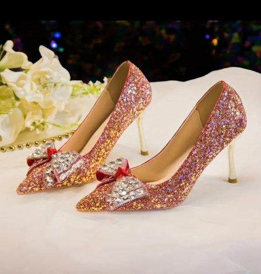Luxury Red bow heels ( PreOrder )