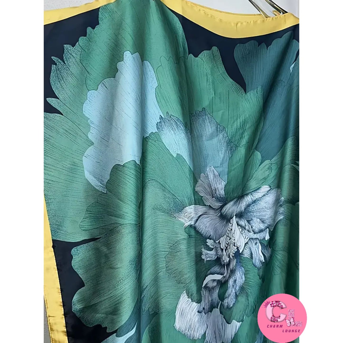 2pcs Silk Satin Maxi dress