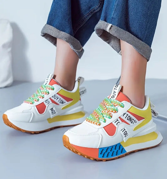 Korean HighQuality Rainbow Sneakers