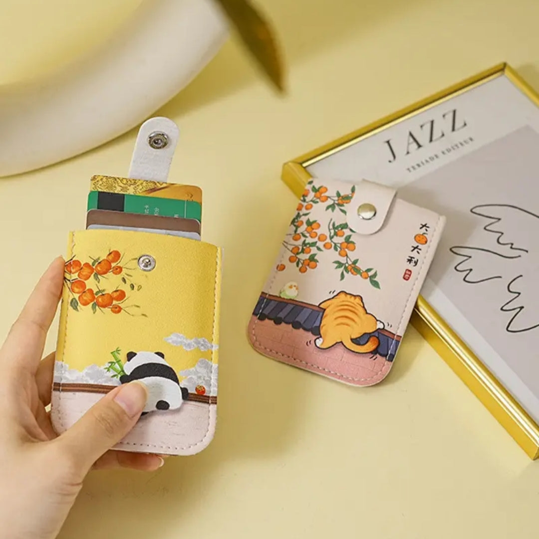 Card's holding pouches