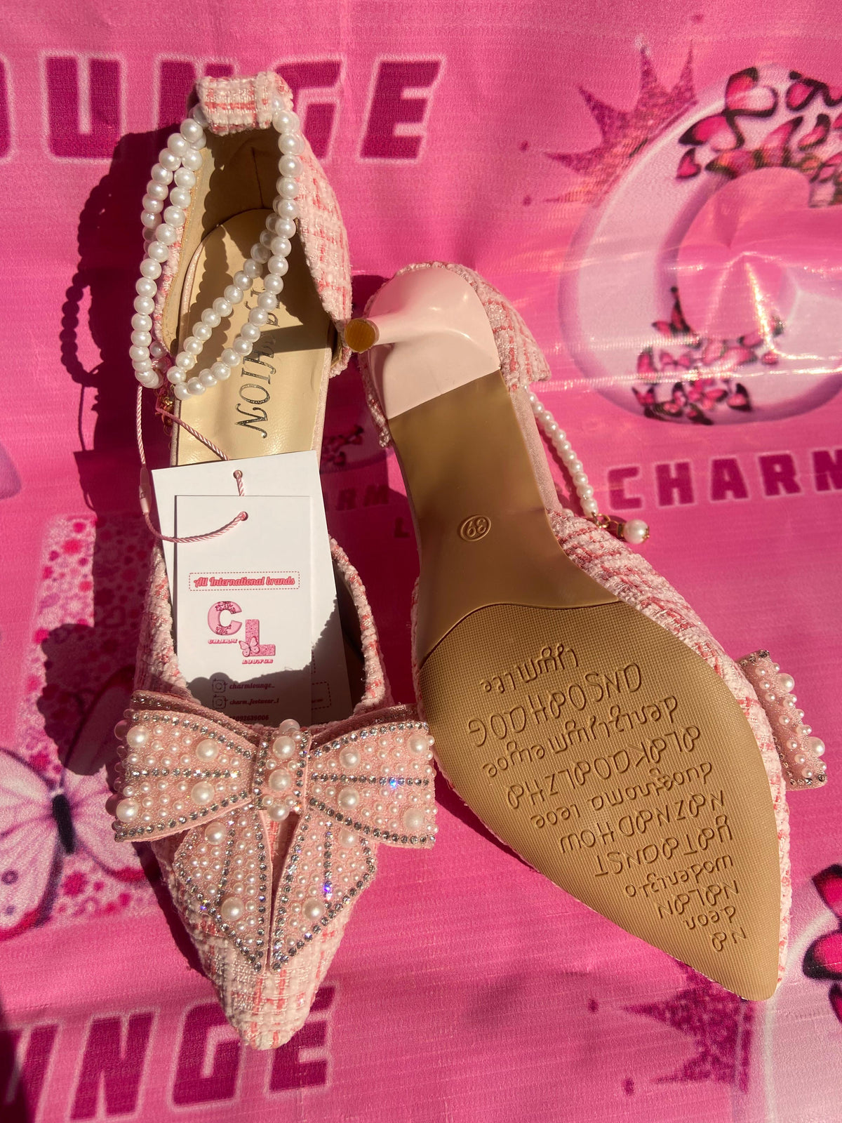 Cinderella Pink Now Heels