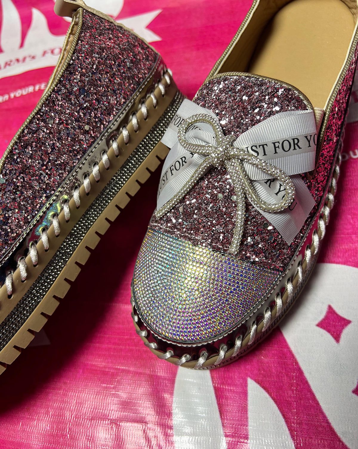 Blingy Shimmer Shoes✨