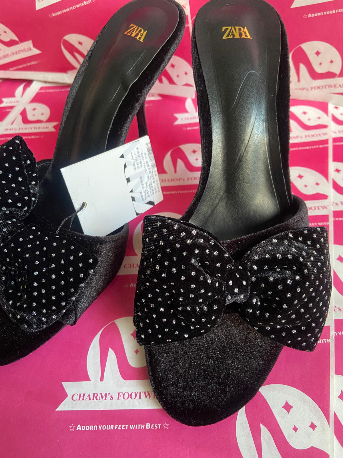 ZARA black heels