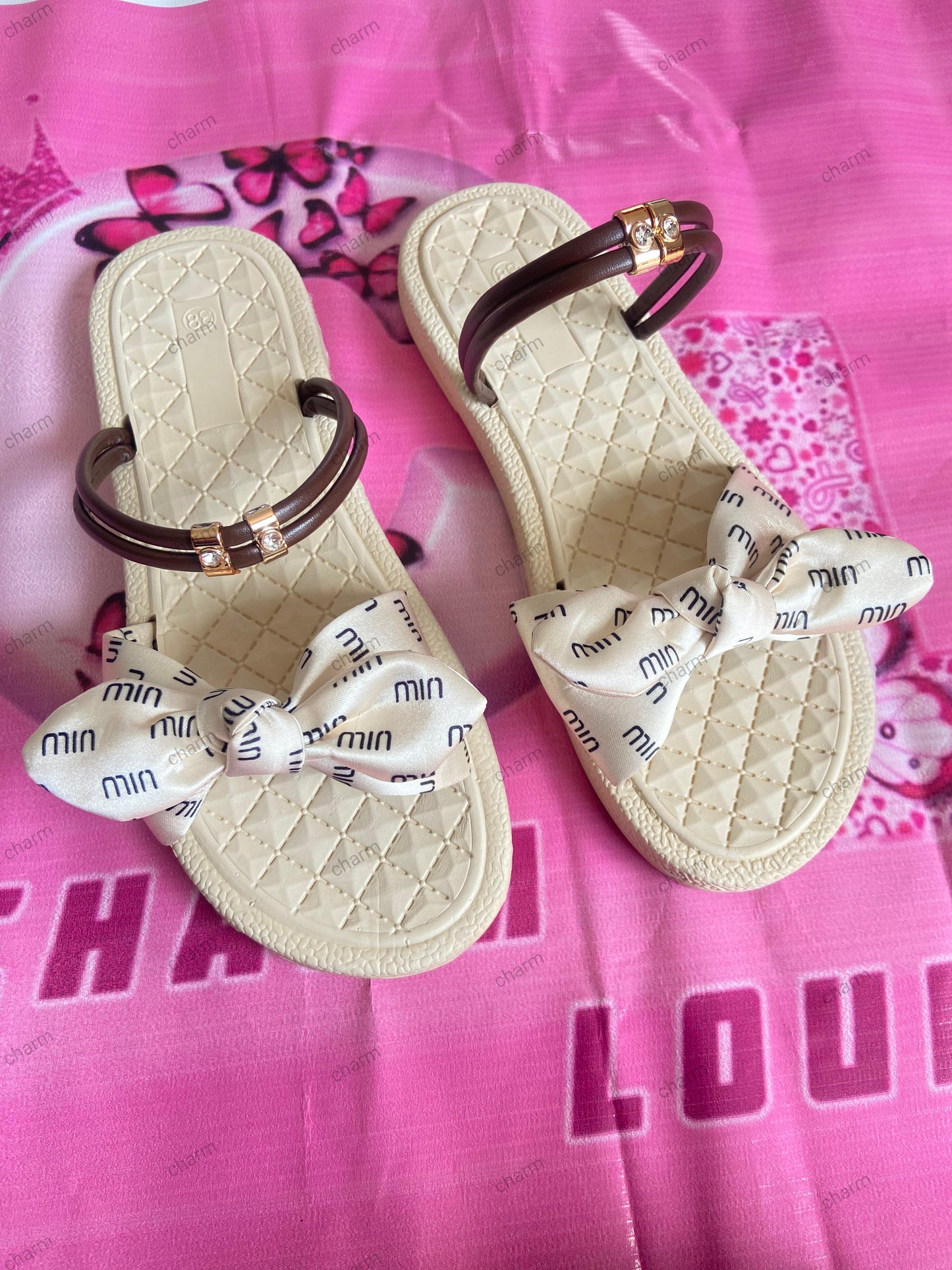 Korean Leather Slippers