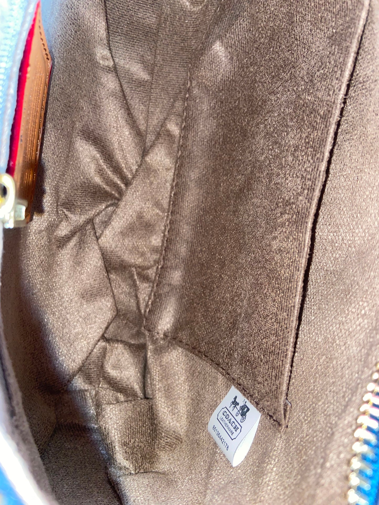 Coach Teri Shoulder Bag in Signature Denim