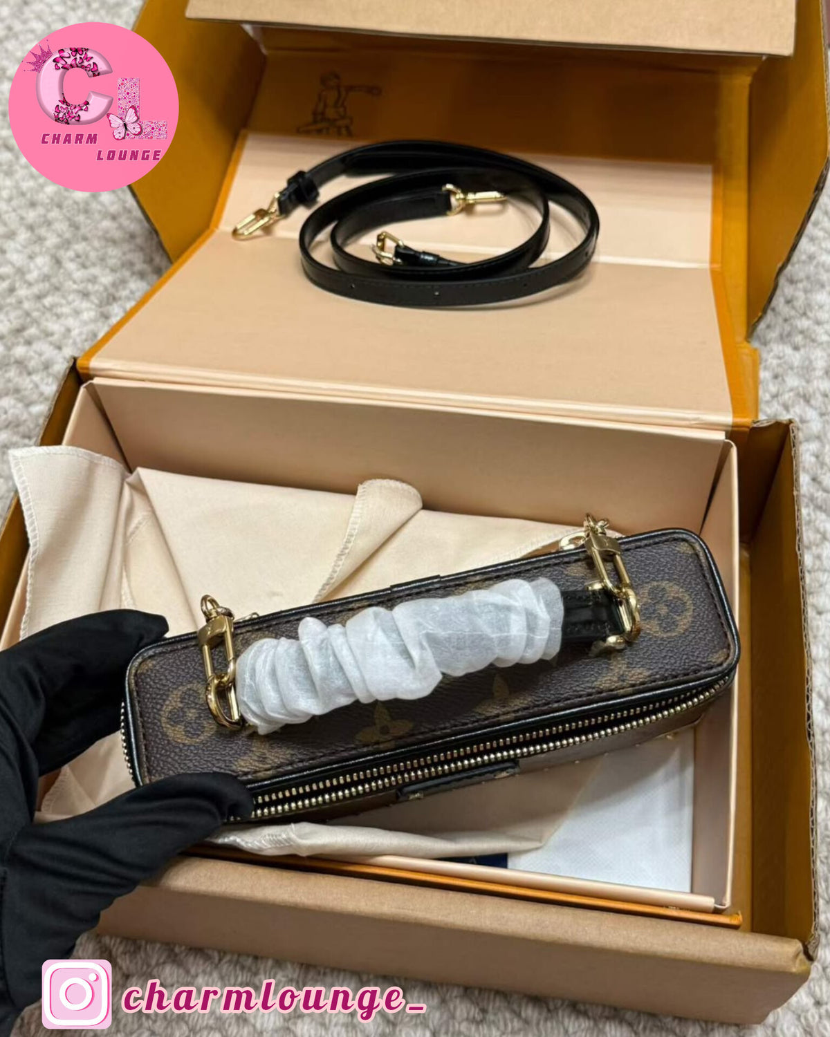 LV Vanity Pouch Trunk Signature Bag