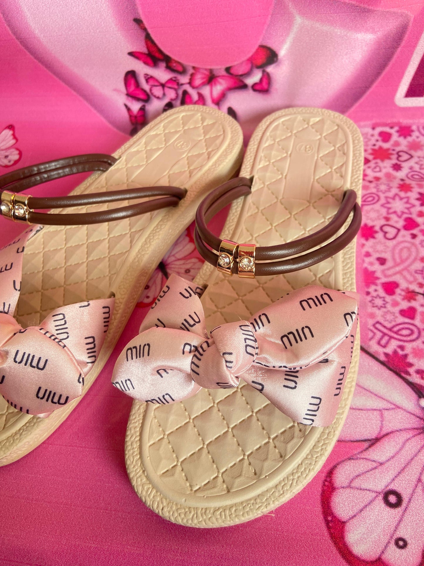 Korean Leather Slippers