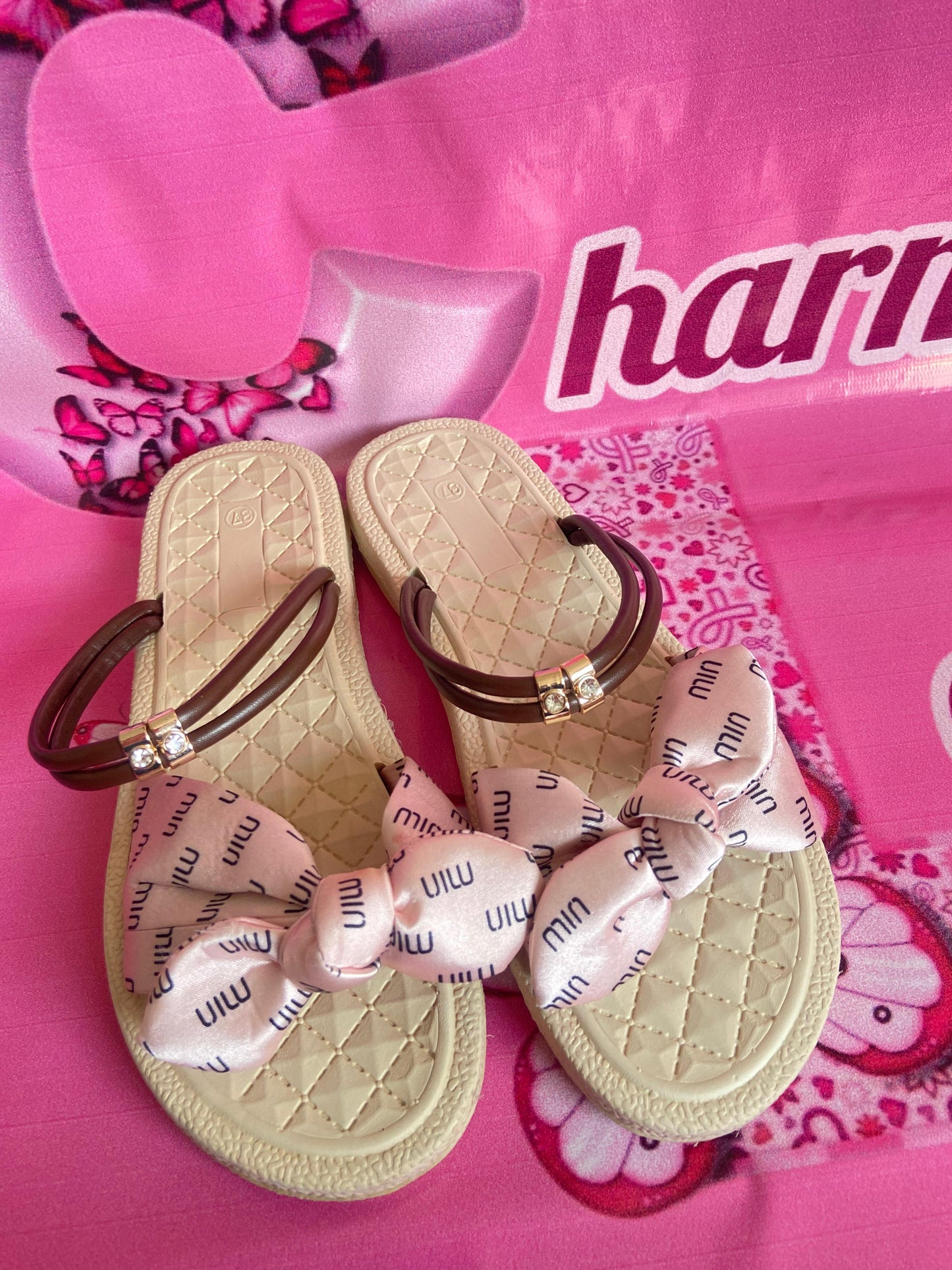 Korean Leather Slippers