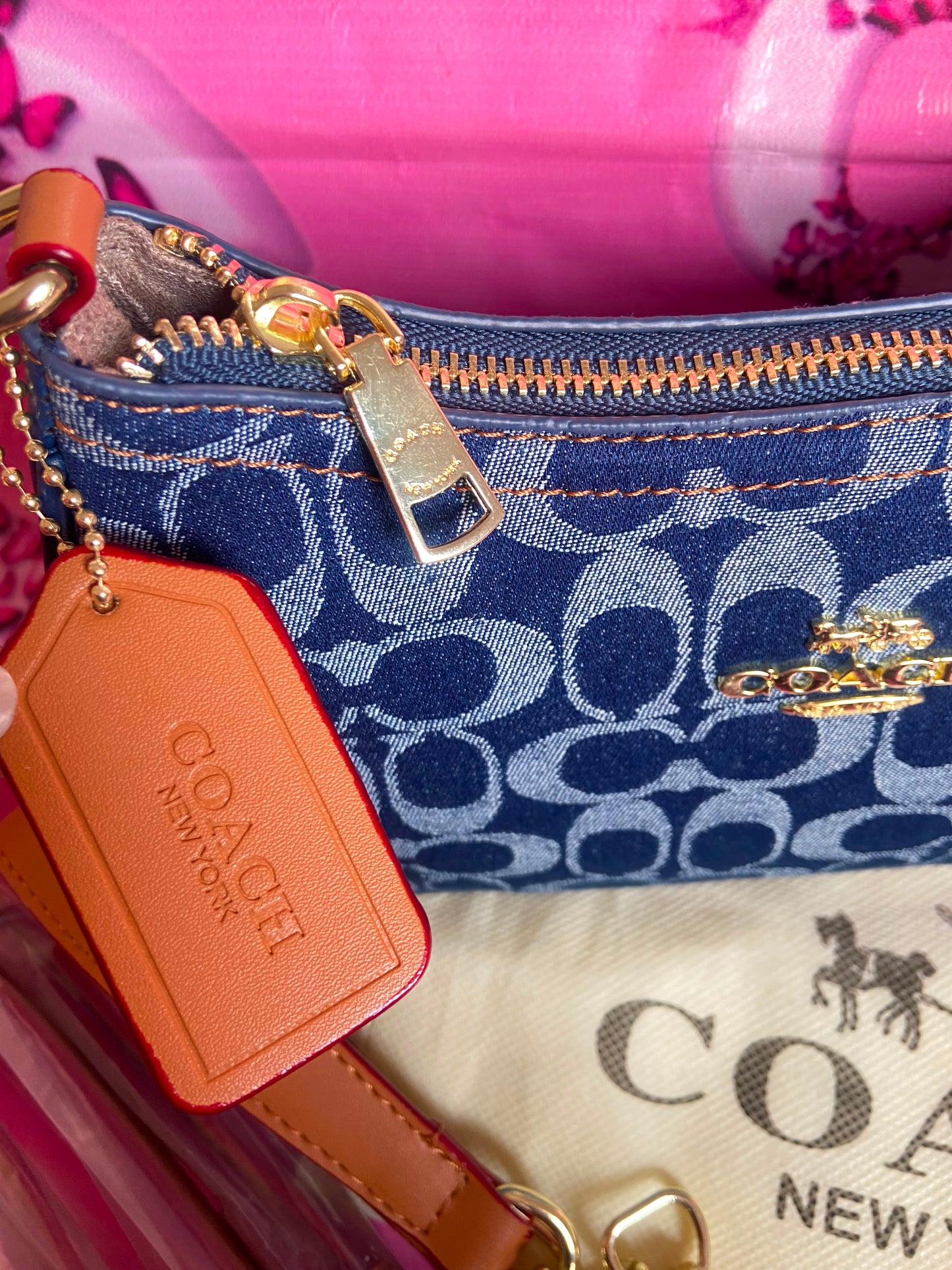 Coach Teri Shoulder Bag in Signature Denim