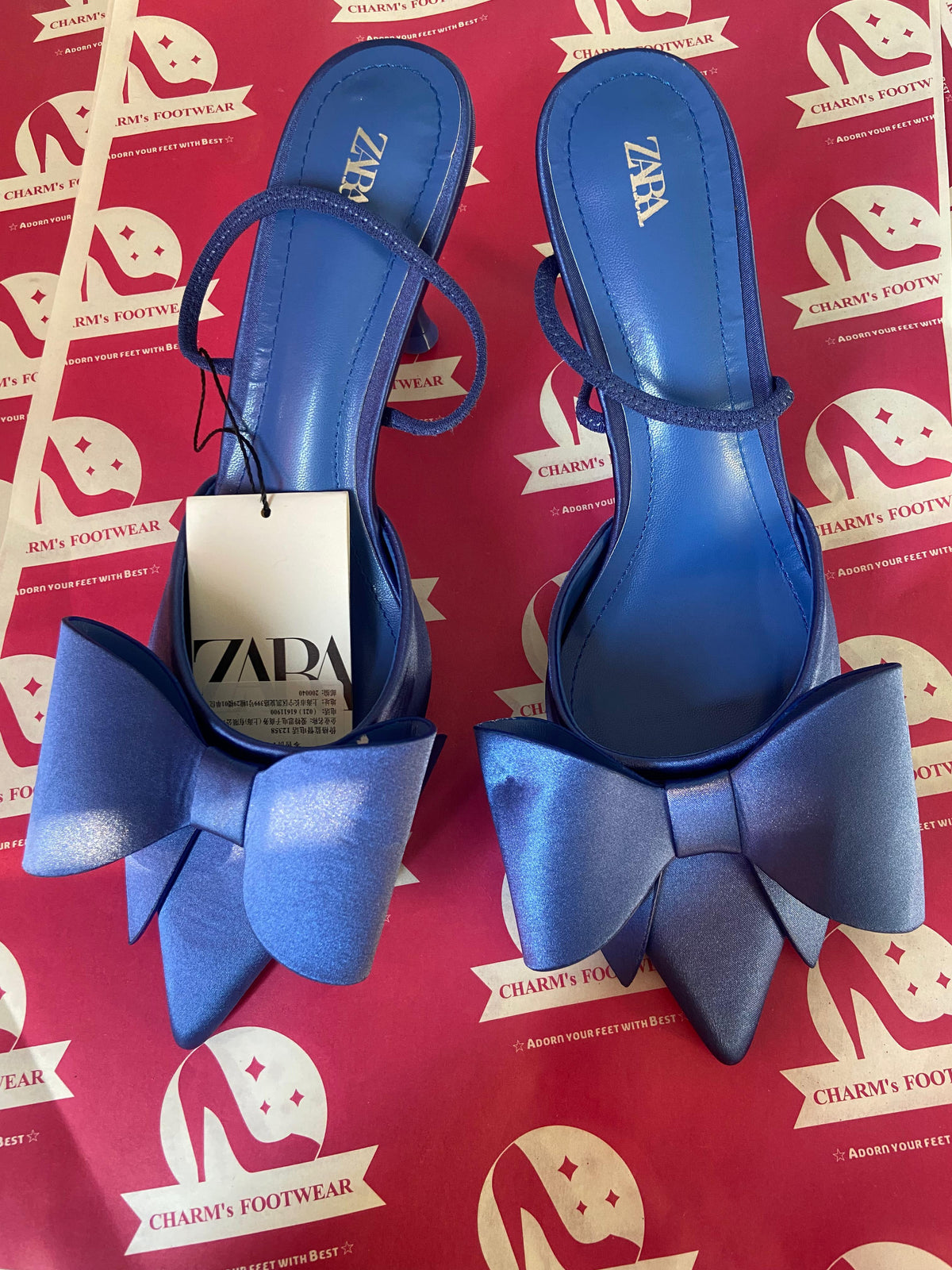 ZARA bowknot heels