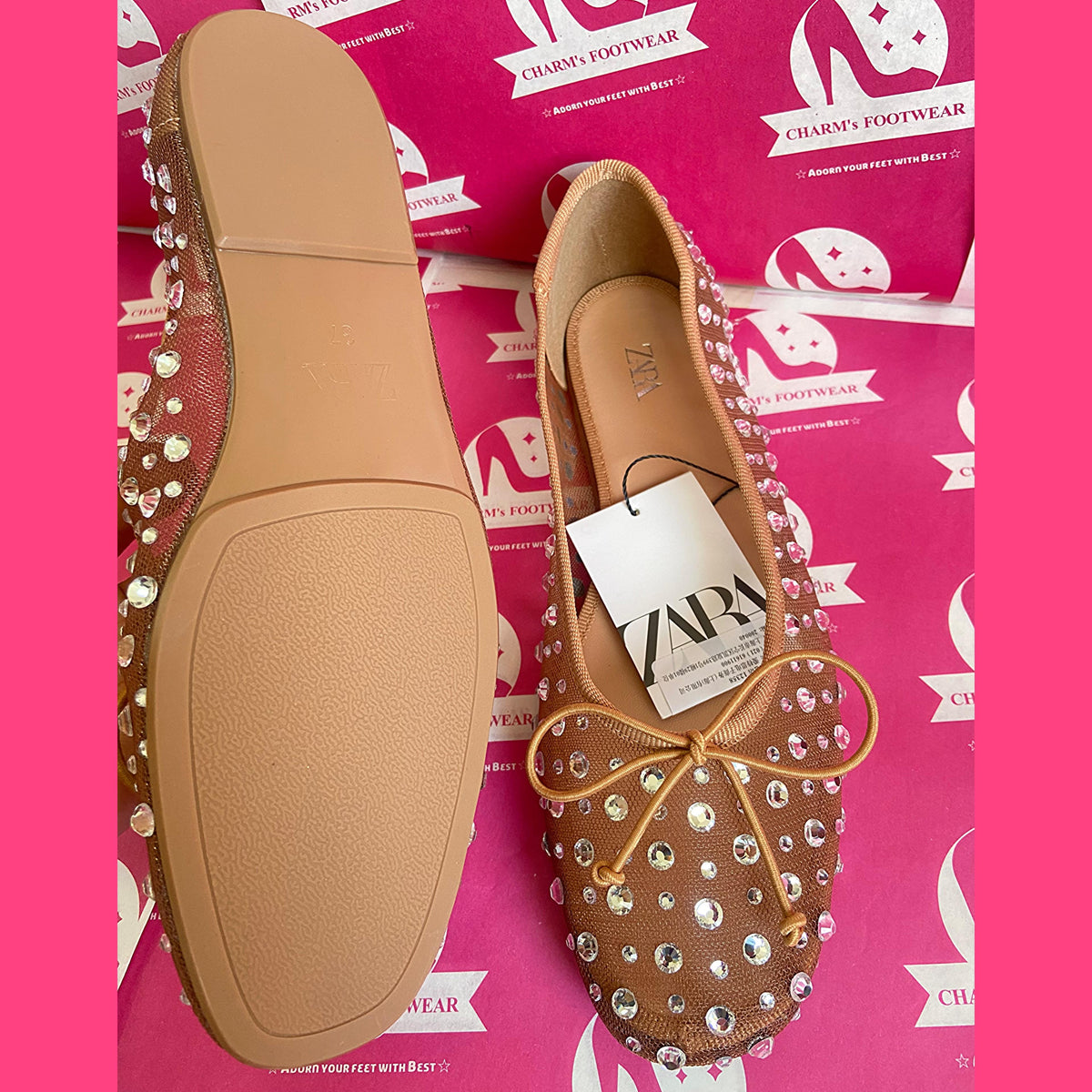 ZARA Mesh Flats