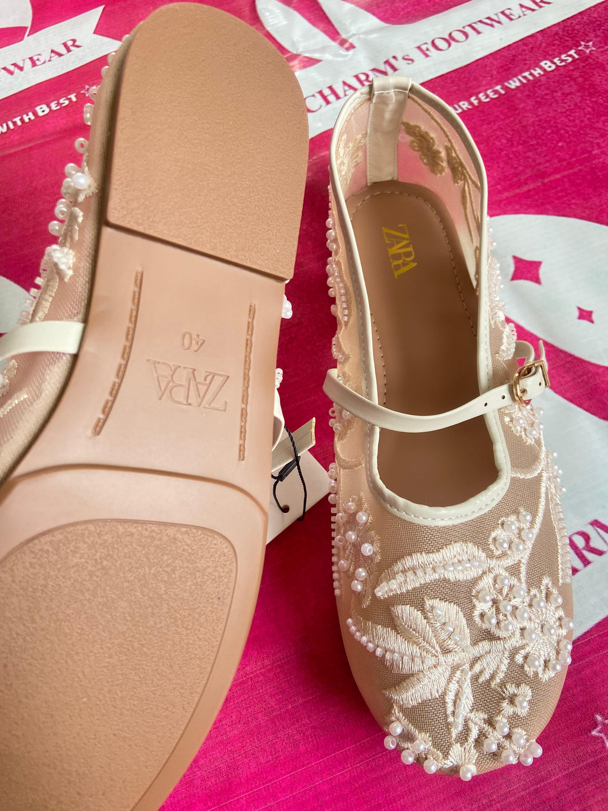 ZARA Mesh Flats