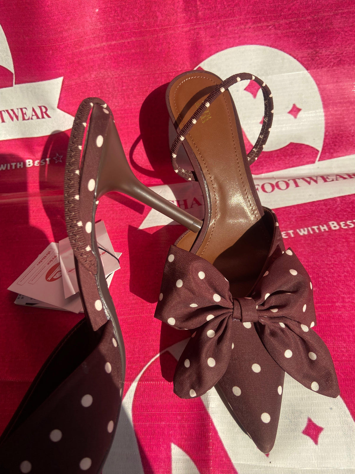 ZARA bowknot heels