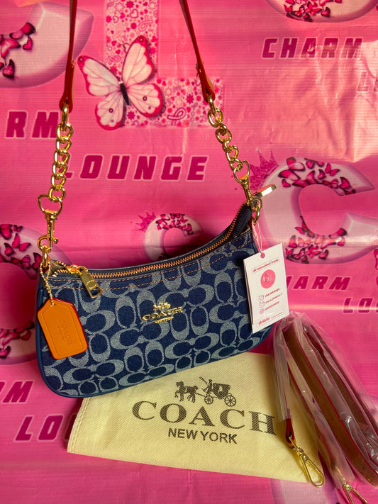 Coach Teri Shoulder Bag in Signature Denim