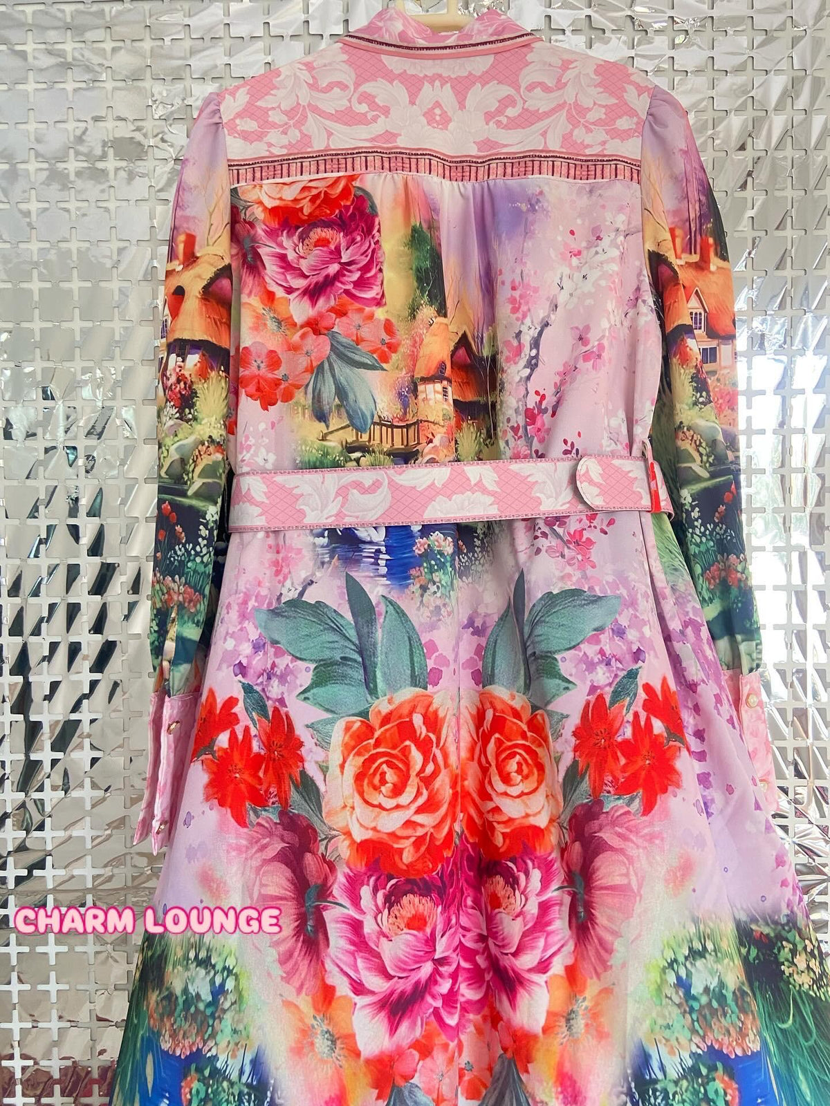 HighQuality Korean Floral Long Maxi