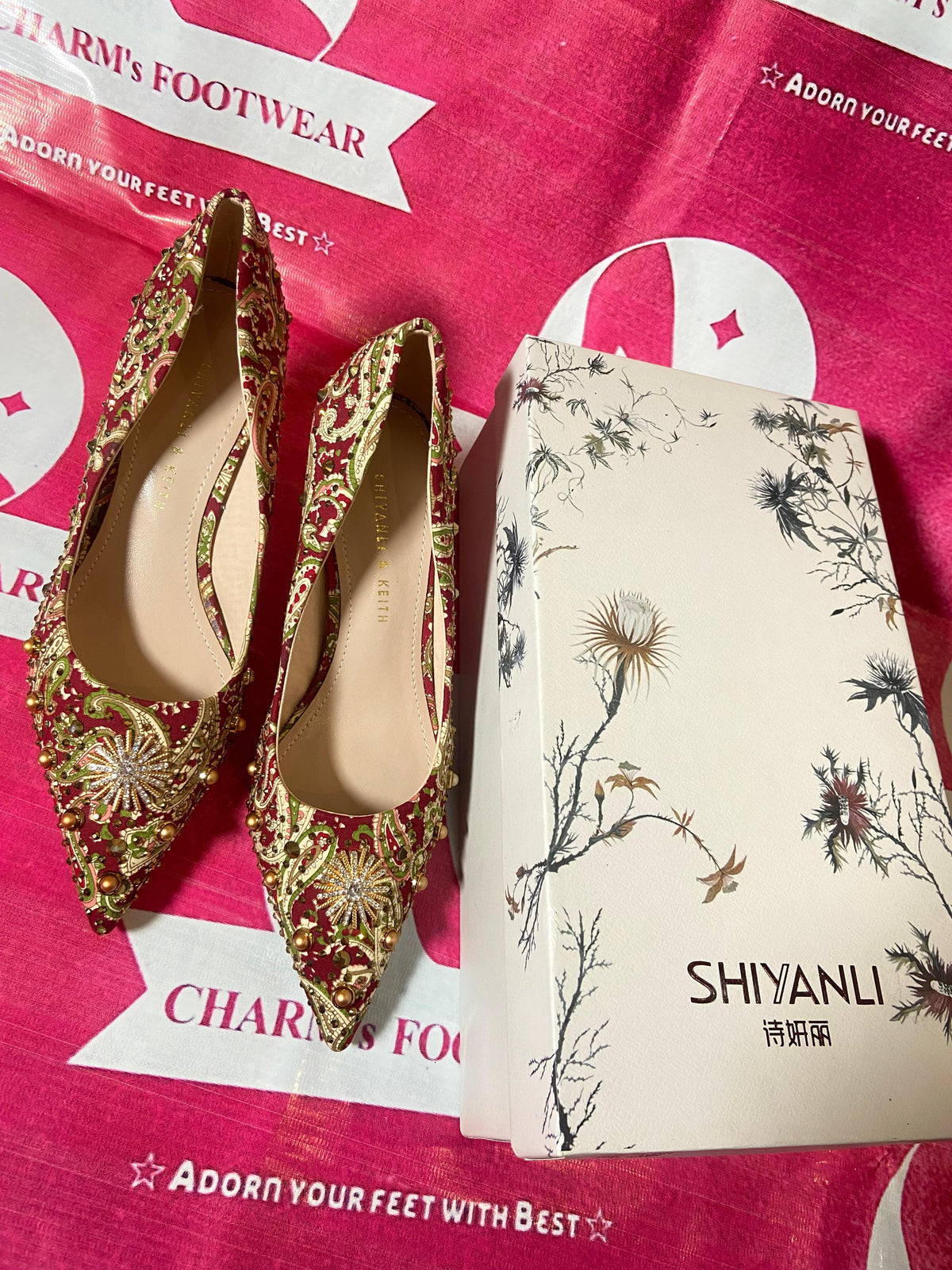Maroon Vintage Heels