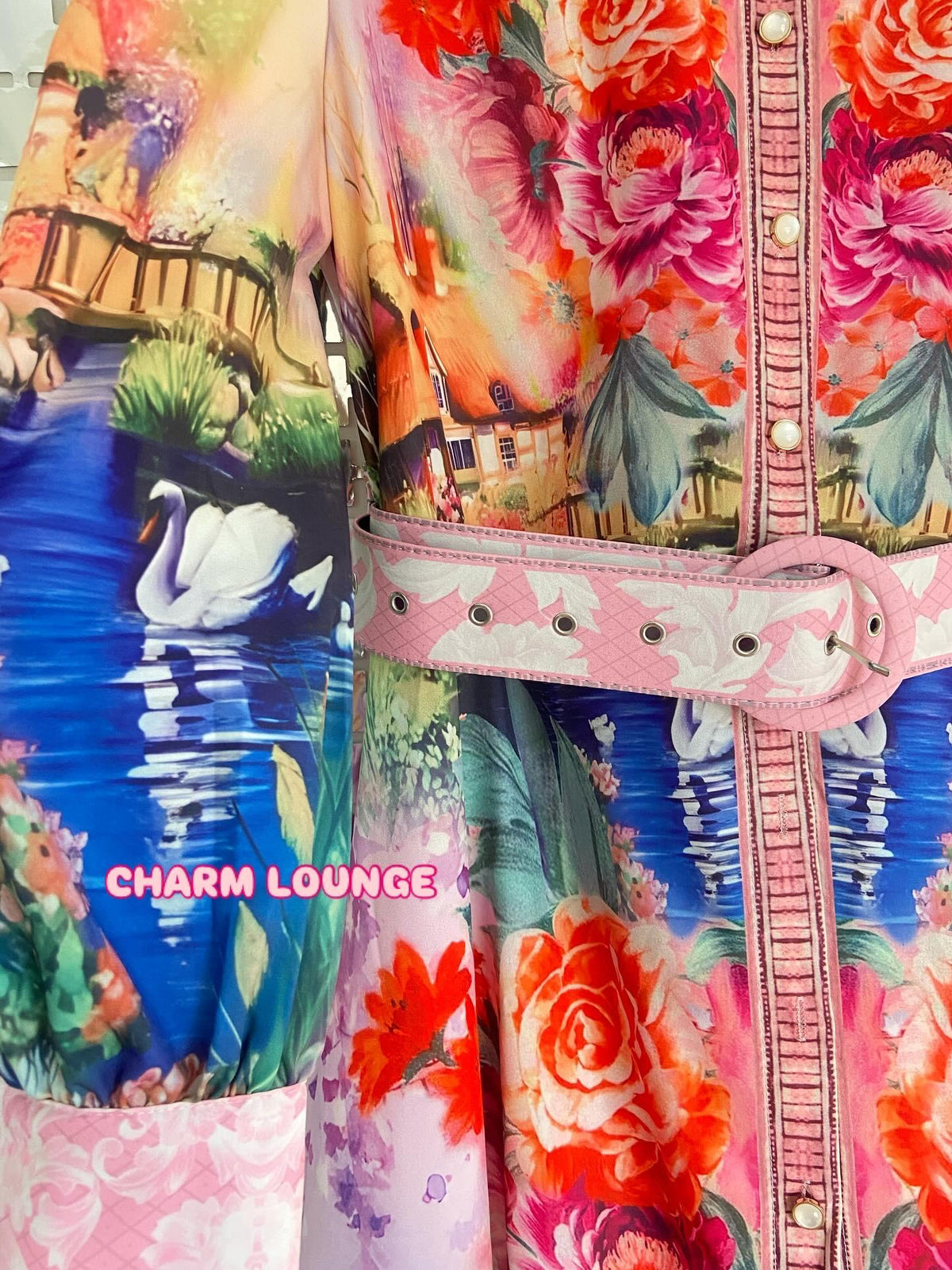 HighQuality Korean Floral Long Maxi
