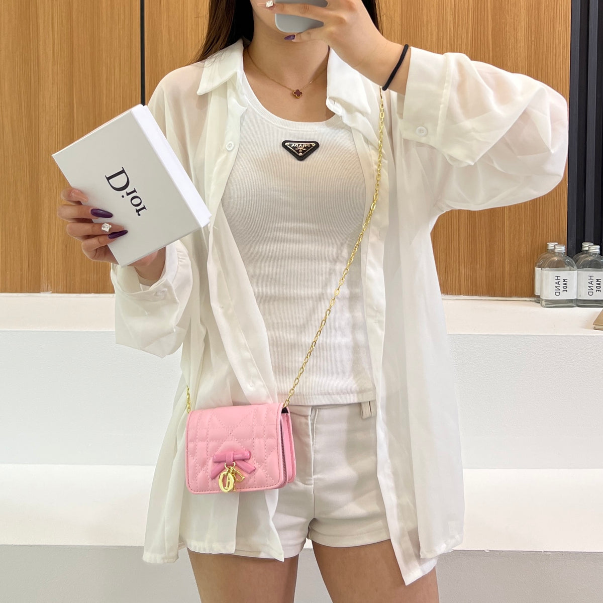 DIOR Mini Chain Wallets