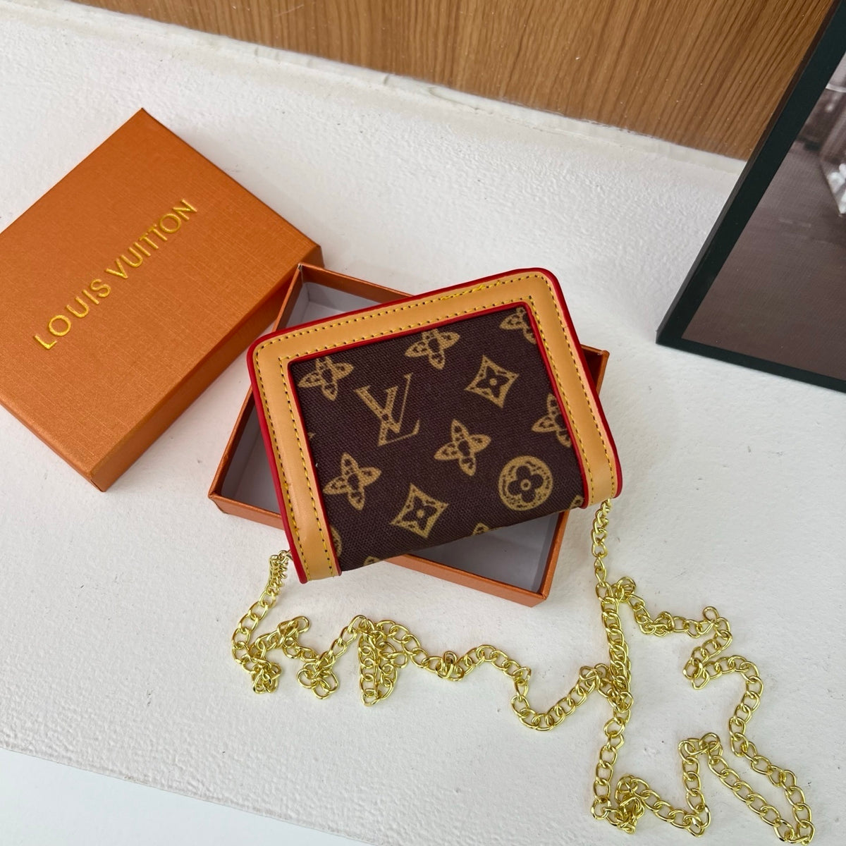 LV mini Chain Wallets