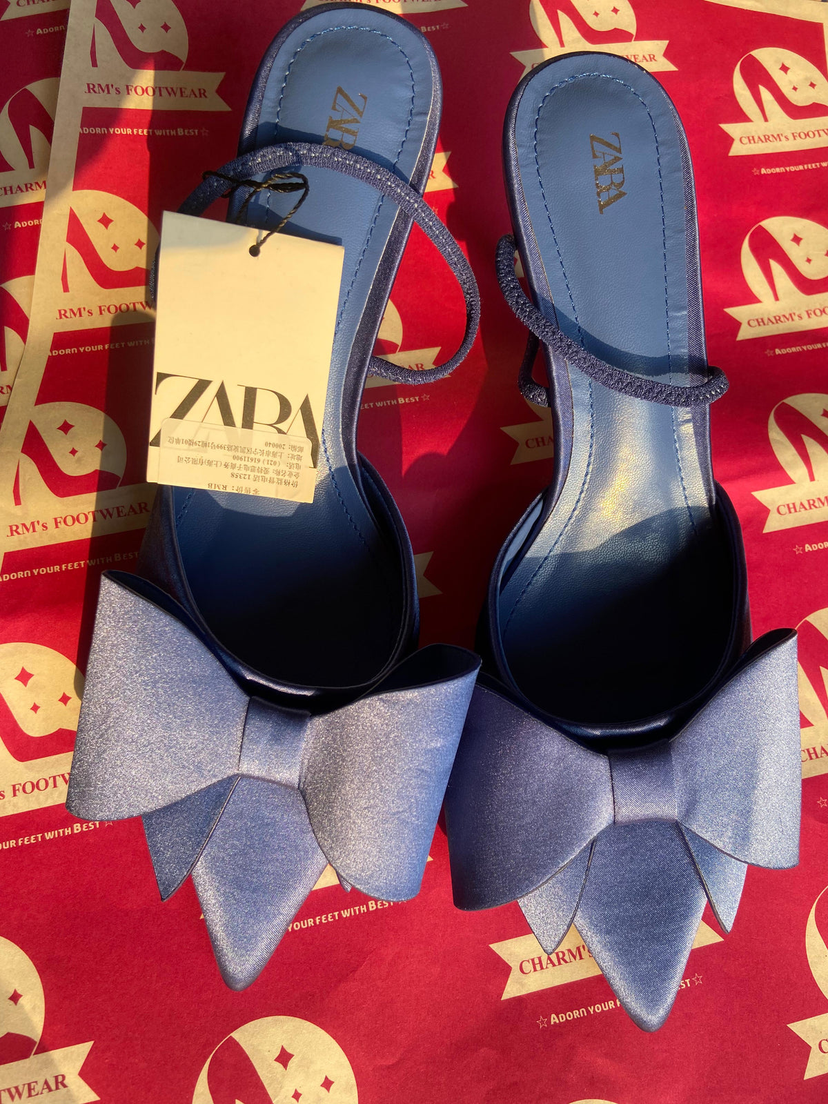 ZARA bowknot heels