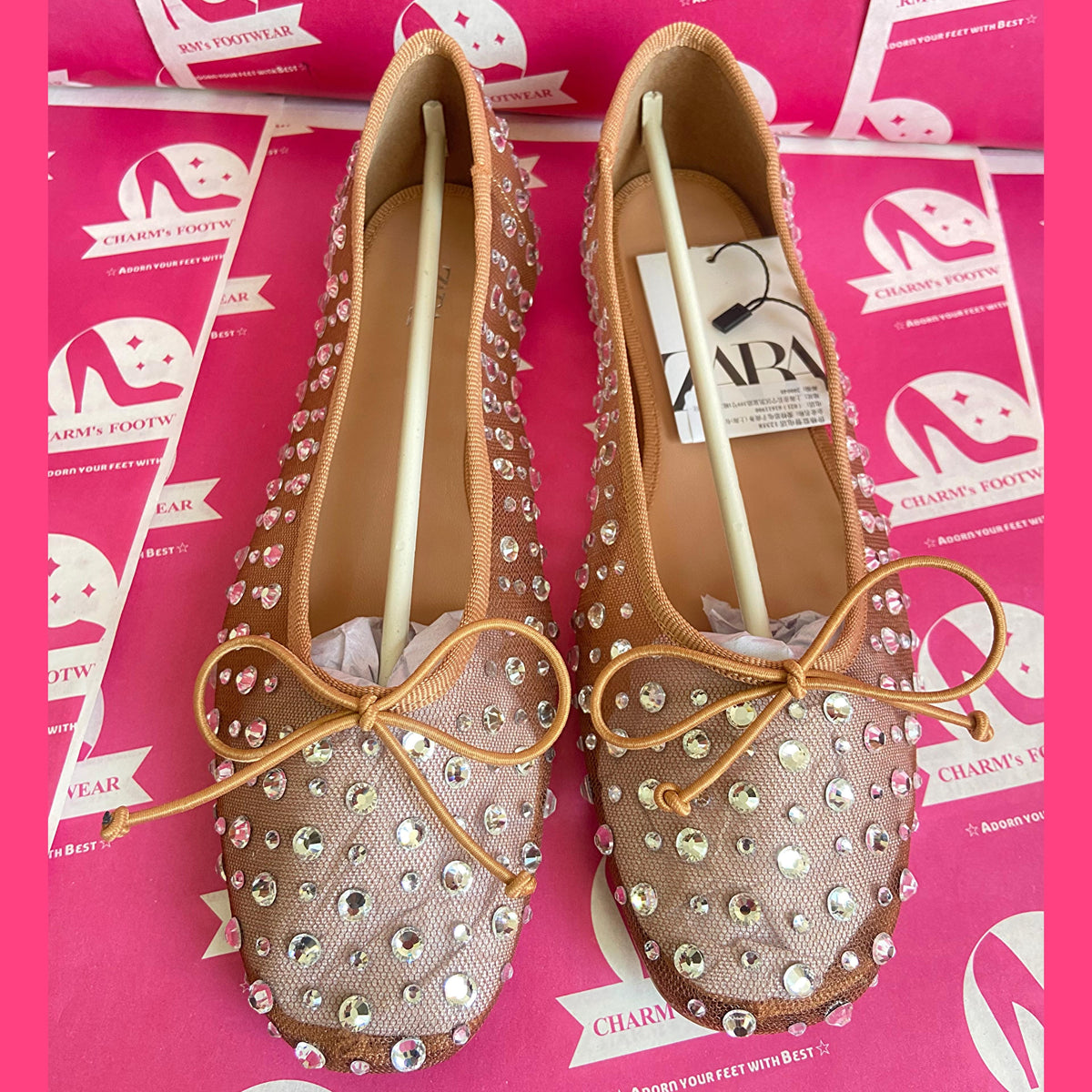 ZARA Mesh Flats