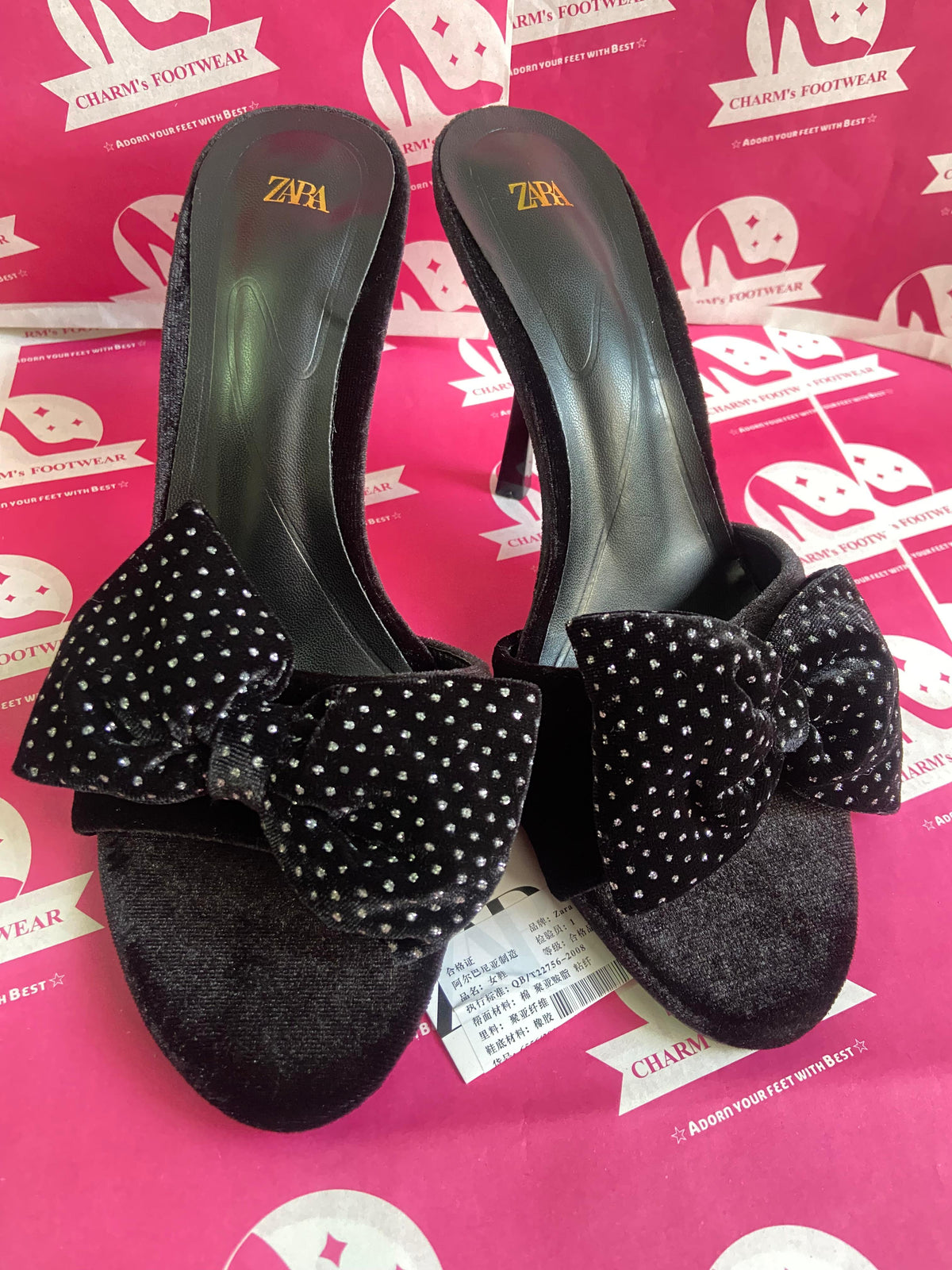 ZARA black heels