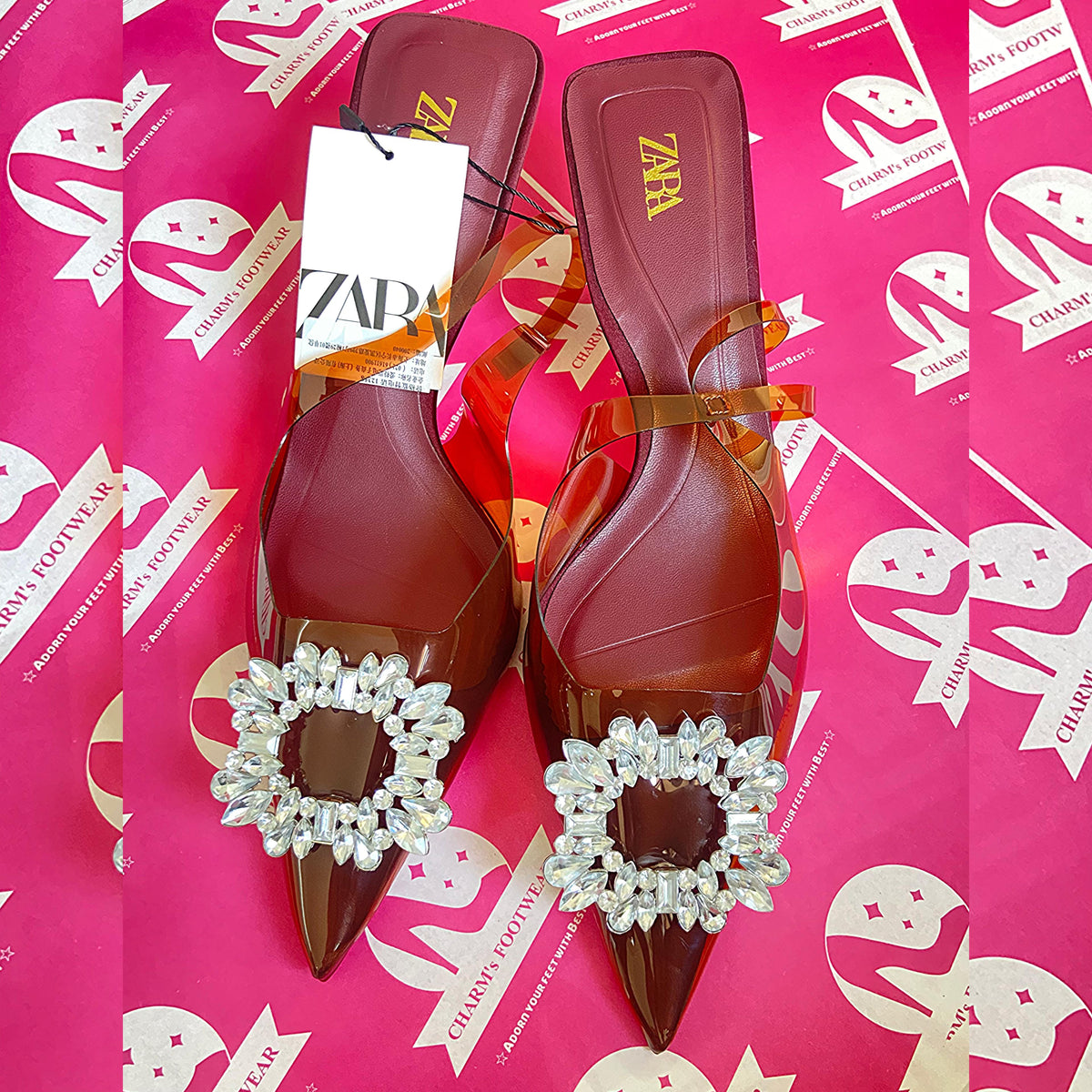 ZARA broach Heels