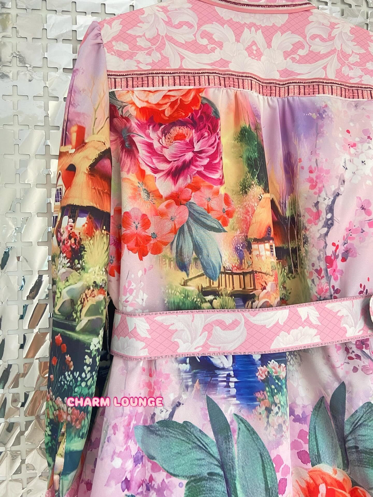 HighQuality Korean Floral Long Maxi