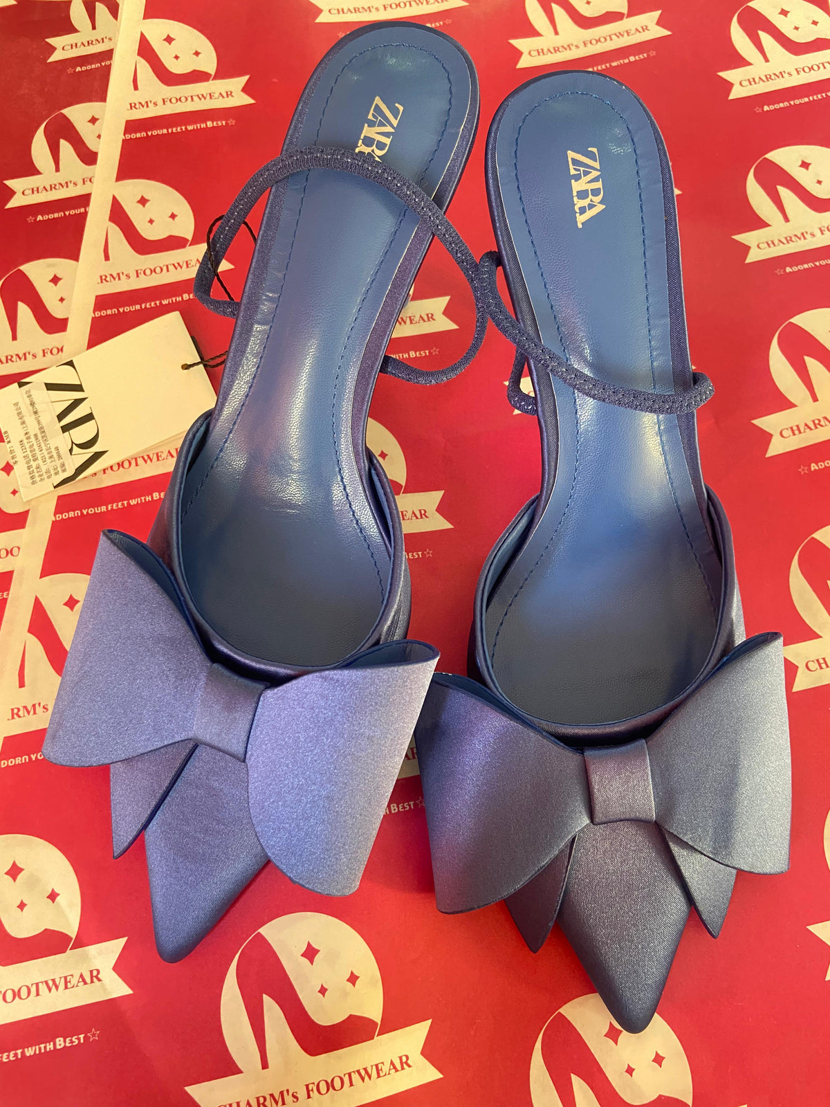 ZARA bowknot heels