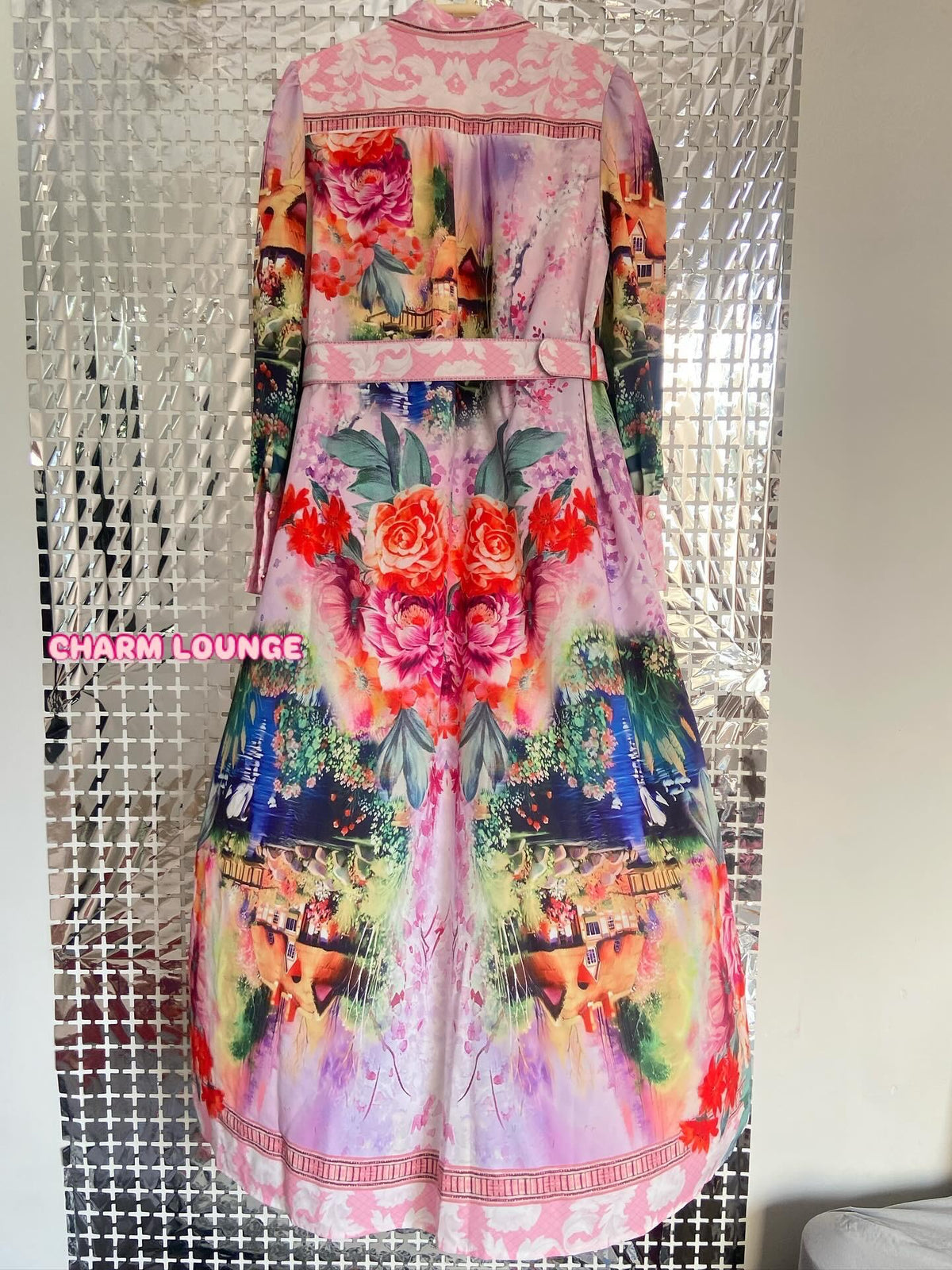HighQuality Korean Floral Long Maxi