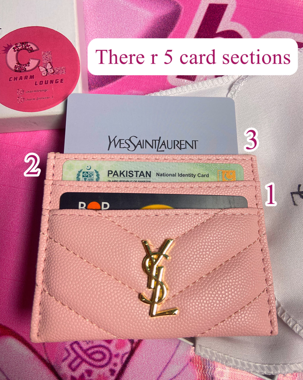 YSL Cards Wallet